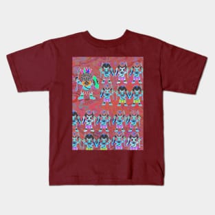 Dance of African Warriors V4 Kids T-Shirt